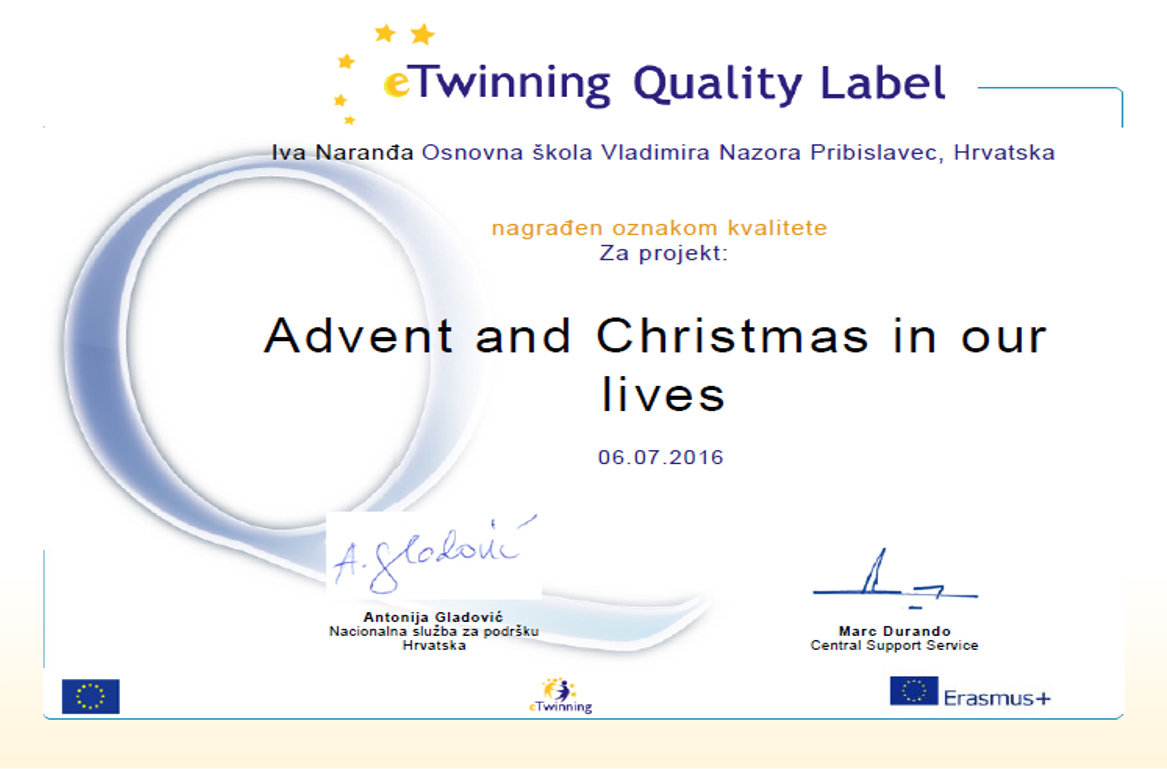 eTwinning Oznaka kvalitete
